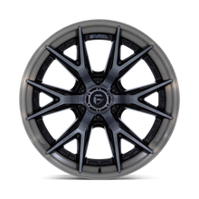 Charger l'image dans la galerie, FC402BT24126844N - Fuel Off-Road FC402 Catalyst 24X12 6X139.7 -44MM Gloss Black With Brushed Gray Tint Face &amp; Lip - Fuel Off-Road Wheels Canada