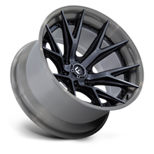 Load image into Gallery viewer, FC402BT22126844N - Fuel Off-Road FC402 Catalyst 22X12 6X139.7 -44MM Gloss Black With Brushed Gray Tint Face &amp; Lip - Fuel Off-Road Wheels Canada