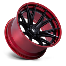 Charger l'image dans la galerie, FC402MQ24126344N - Fuel Off-Road FC402 Catalyst 24X12 6X135 -44MM Matte Black With Candy Red Lip - Fuel Off-Road Wheels Canada