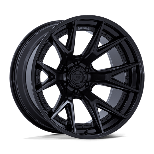 FC402MX20906320 - Fuel Off-Road FC402 Catalyst 20X9 6X135 ET 20mm Matte Black with Gloss Black Lip - Fuel Off-Road Wheels Canada