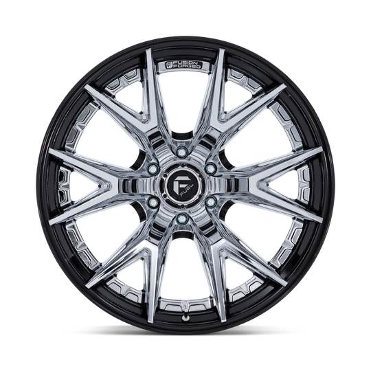 FC402PB24126844N - Fuel Off-Road FC402 Catalyst 24X12 6X139.7 -44MM Chrome With Gloss Black Lip - Fuel Off-Road Wheels Canada