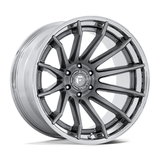 FC403AP20906801 - Fuel Off-Road FC403 Burn 20X9 6X139.7 ET 1mm Platinum with Chrome Lip - Fuel Off-Road Wheels Canada