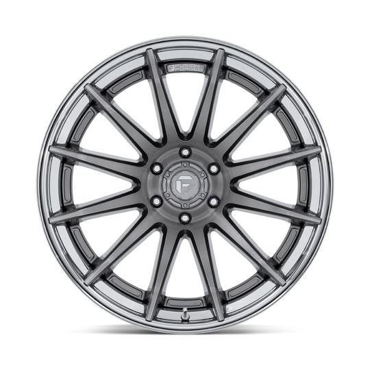 FC403AP22125044N - Fuel Off-Road FC403 Burn 22X12 5X127 -44MM Platinum With Chrome Lip - Fuel Off-Road Wheels Canada