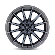 Load image into Gallery viewer, FC403BT22105018N - Fuel Off-Road FC403 Burn 22X10 5X127 -18MM Gloss Black With Brushed Gray Tint Face &amp; Lip - Fuel Off-Road Wheels Canada
