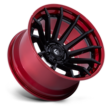 Charger l'image dans la galerie, FC403MQ22106318N - Fuel Off-Road FC403 Burn 22X10 6X135 -18MM Matte Black With Candy Red Lip - Fuel Off-Road Wheels Canada