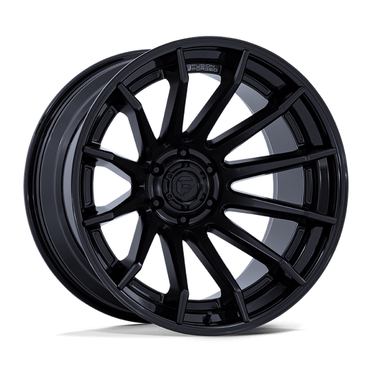 FC403MX20906801 - Fuel Off-Road FC403 Burn 20X9 6X139.7 ET 1mm Matte Black with Gloss Black Lip - Fuel Off-Road Wheels Canada
