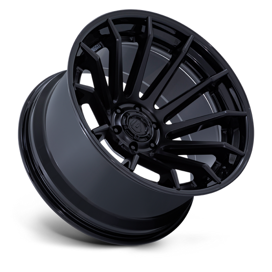 FC403MX24126844N - Fuel Off-Road FC403 Burn 24X12 6X139.7 -44MM Matte Black With Gloss Black Lip - Fuel Off-Road Wheels Canada