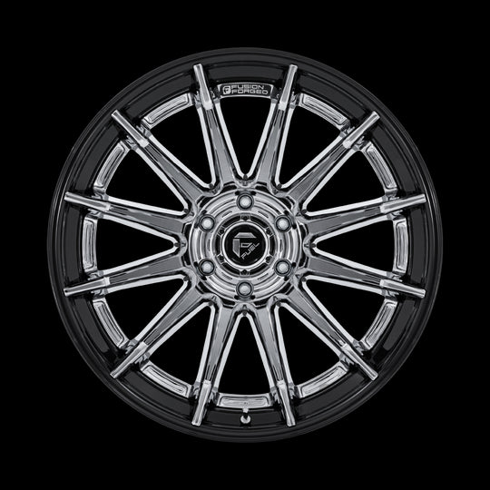FC403PB22106818N - Fuel Offroad FC403 Burn 22X10 6X139.7 -18MM Chrome With Gloss Black Lip - Fuel Offroad Wheels Canada