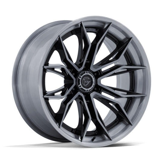 FC404BT22106818N - Fuel Off-Road FC404 Mutiny 22X10 6X139.7 ET -18mm Gloss Black Brushed with Dark Tint - Fuel Off-Road Wheels Canada