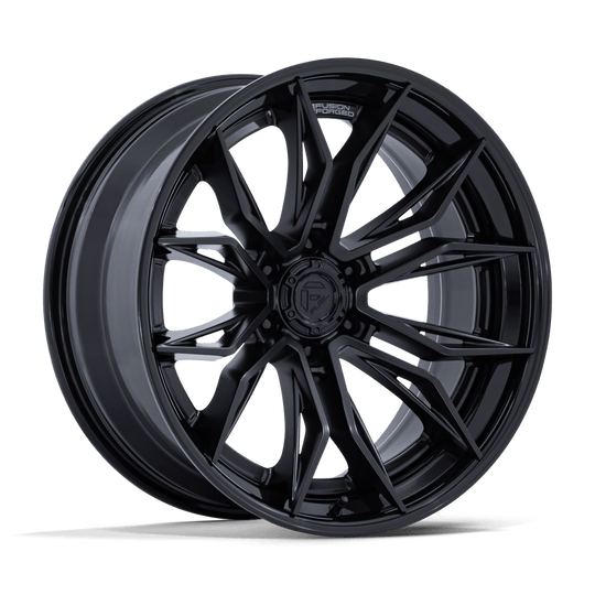 FC404MX22106818N - Fuel Off-Road FC404 Mutiny 22X10 6X139.7 ET -18mm Matte Black with Gloss Black Lip - Fuel Off-Road Wheels Canada