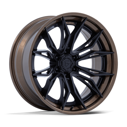 FC404MZ20106318N - Fuel Off-Road FC404 Mutiny 20X10 6X135 ET -18mm Matte Black with Gloss Bronze Lip - Fuel Off-Road Wheels Canada