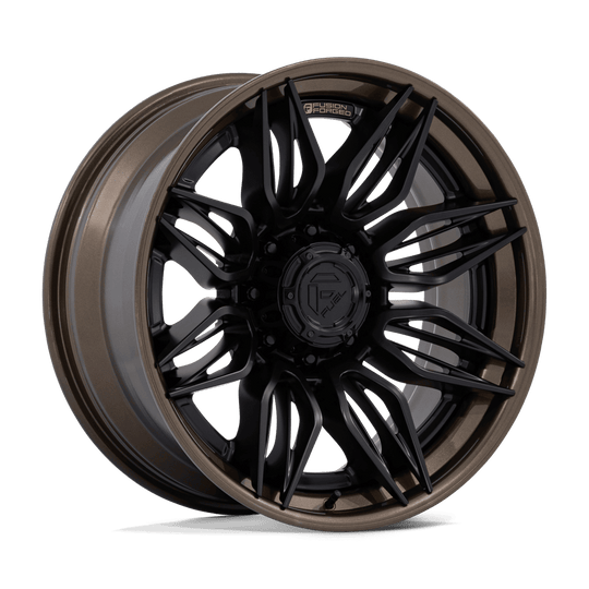 FC404MZ20908701 - Fuel Off-Road FC404 Mutiny 20X9 8X170 ET 1mm Matte Black with Gloss Bronze Lip - Fuel Off-Road Wheels Canada