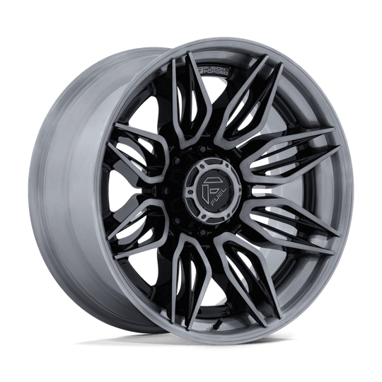 FC404BT20908001 - Fuel Off-Road FC404 Mutiny 20X9 8X165.1 ET 1mm Gloss Black Brushed with Dark Tint - Fuel Off-Road Wheels Canada