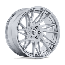 Charger l'image dans la galerie, FC405RP22956820 - Fuel Off-Road FC405 Dynamo 22X9.5 6X139.7 ET 20mm Gloss Silver Brushed with Chrome Lip - Fuel Off-Road Wheels Canada