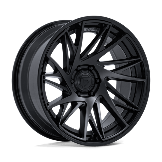 FC405MB22955020 - Fuel Off-Road FC405 Dynamo 22X9.5 5X127 ET 20mm Matte Black with Gloss Black Lip - Fuel Off-Road Wheels Canada