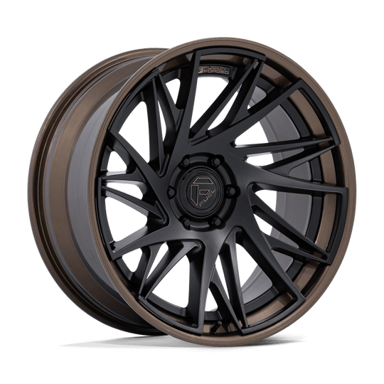 FC405MZ20105018N - Fuel Off-Road FC405 Dynamo 20X10 5X127 ET -18mm Matte Black with Gloss Bronze Lip - Fuel Off-Road Wheels Canada