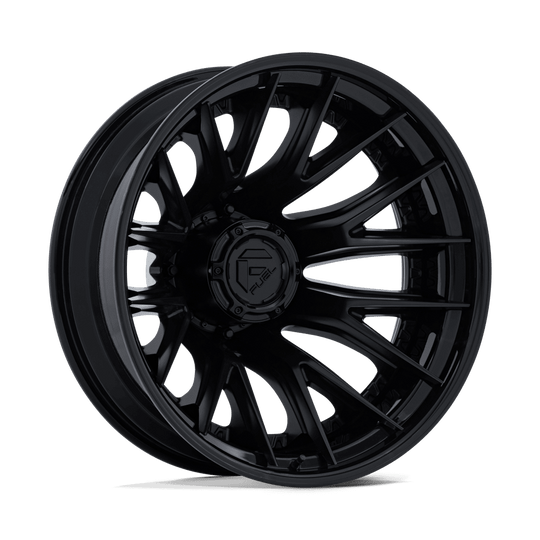 D40620829235 - Fuel Off-Road D406 Catalyst Dually 20X8.25 8X200 ET -202mm Matte Black with Gloss Black Lip - Fuel Off-Road Wheels Canada