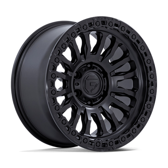 FC857MB17856801N - Fuel Off-Road FC857 Rincon 17X8.5 6X139.7 ET -1mm Matte Black with Gloss Black Lip - Fuel Off-Road Wheels Canada