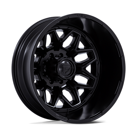D87120829335 - Fuel Off-Road D871 Flux Dually 20X8.25 8X210 ET -227mm Blackout - Fuel Off-Road Wheels Canada