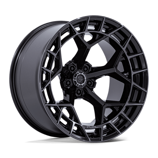 FC873BT20905001 - Fuel Off-Road FC873 Charger 20X9 5X127 ET 1mm Gloss Black Brushed with Dark Tint - Fuel Off-Road Wheels Canada