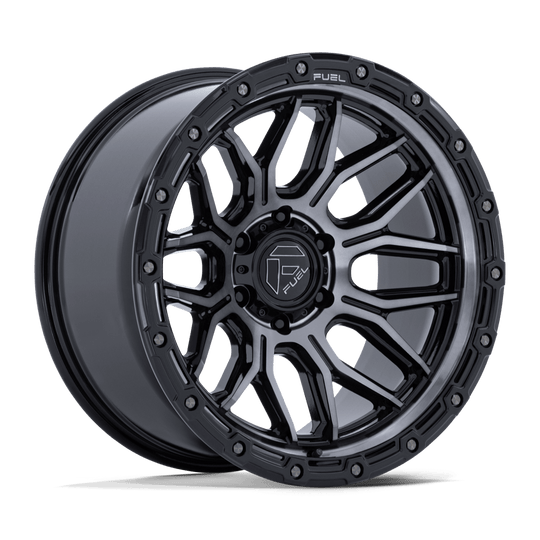 FC881BT20108818N - Fuel Off-Road FC881 Surge 20X10 8X180 ET -18mm Gloss Black Machined with Tinted Clear Coat - Fuel Off-Road Wheels Canada