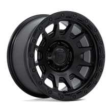 Charger l'image dans la galerie, FC884MB17906812N - Fuel Off-Road FC884 Fortress 17X9 6X139.7 ET -12mm Matte Black with Gloss Black Lip - Fuel Off-Road Wheels Canada