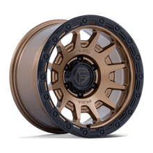 Charger l'image dans la galerie, FC884ZB18906401 - Fuel Off-Road FC884 Fortress 18X9 6X114.3 ET 1mm Matte Bronze with Gloss Black Lip - Fuel Off-Road Wheels Canada