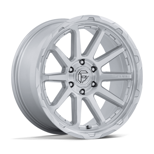 FC887SD17856325 - Fuel Off-Road FC887 Circuit 17X8.5 6X135 ET 25mm Gloss Silver with Machined Face - Fuel Off-Road Wheels Canada