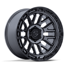 Charger l'image dans la galerie, FC890AB20106318N - Fuel Off-Road FC890 Rail 20X10 6X135 ET -18mm Gloss Gunmetal with Gloss Black Lip - Fuel Off-Road Wheels Canada