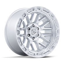 Charger l'image dans la galerie, FC890SD20906301 - Fuel Off-Road FC890 Rail 20X9 6X135 ET 1mm Gloss Silver with Machined Face - Fuel Off-Road Wheels Canada