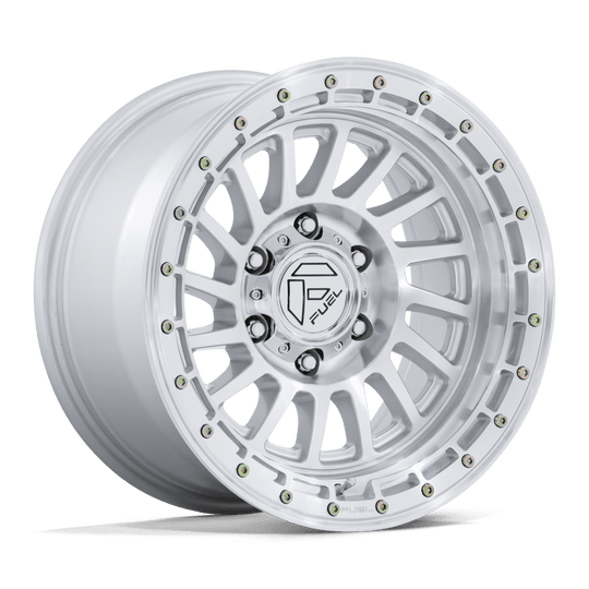 FC897SD17906801 - Fuel Off-Road FC897 Havoc 17X9 6X139.7 ET 1mm Gloss Silver with Machined Face - Fuel Off-Road Wheels Canada