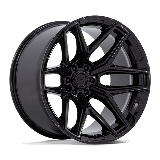 FC854BX24106800 - Fuel Off-Road Flux 24X10 6X139.7 ET 0mm Gloss Black - Fuel Off-Road Wheels Canada