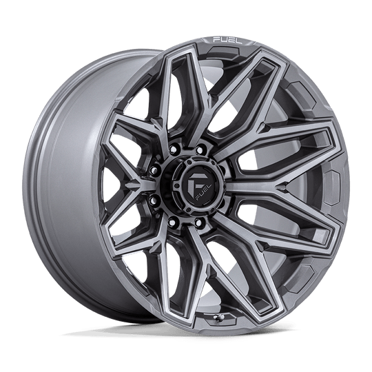 FC854AX20908801 - Fuel Off-Road Flux 20X9 8X180 ET 1mm Platinum - Fuel Off-Road Wheels Canada