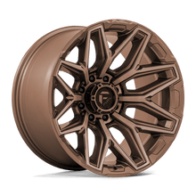 Load image into Gallery viewer, FC854ZR20908001 - Fuel Off-Road Flux 20X9 8X165.1 ET 1mm Platinum Bronze - Fuel Off-Road Wheels Canada