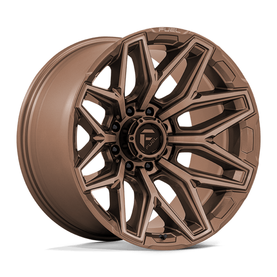 FC854ZR20108818N - Fuel Off-Road Flux 20X10 8X180 ET -18mm Platinum Bronze - Fuel Off-Road Wheels Canada