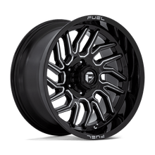 Load image into Gallery viewer, D80720008447 - Fuel Off-Road D807 Hurricane 20X10 6X139.7 -18 mm Gloss Black Milled - Fuel Off-Road Wheels Canada