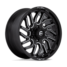Load image into Gallery viewer, D80720908957 - Fuel Off-Road D807 Hurricane 20X9 6X135 20mm Gloss Black Milled - Fuel Off-Road Wheels Canada