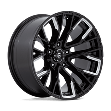 Charger l'image dans la galerie, D8492000B447 - Fuel Off-Road D849 Rebar 20X10 5X139.7 -18 mm Gloss Black Milled - Fuel Off-Road Wheels Canada