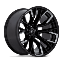 Charger l'image dans la galerie, D8492220B447 - Fuel Off-Road D849 Rebar 22X12 5X139.7 -44 mm Gloss Black Milled - Fuel Off-Road Wheels Canada