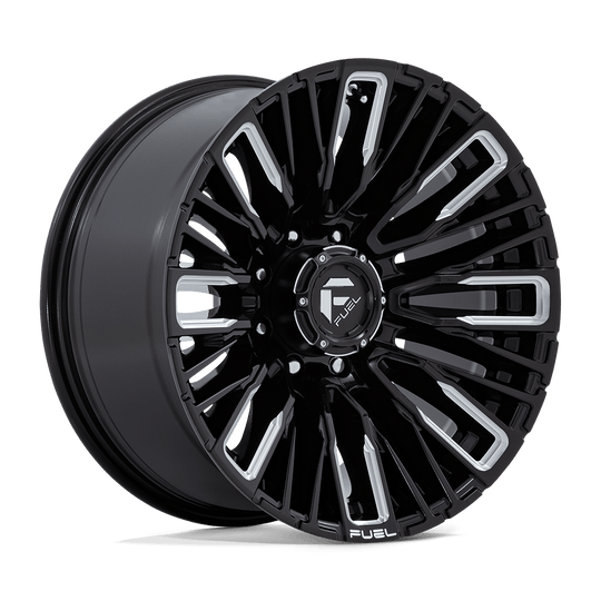D84920001847 - Fuel Off-Road D849 Rebar 20X10 8X180 -18 mm Gloss Black Milled - Fuel Off-Road Wheels Canada