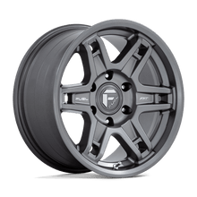Load image into Gallery viewer, D83817858747 - Fuel Off-Road D838 Slayer 17X8.5 6X114.3 ET 1mm Matte Gunmetal - Fuel Off-Road Wheels Canada