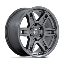 Load image into Gallery viewer, D83818858747 - Fuel Off-Road D838 Slayer 18X8.5 6X114.3 ET 1mm Matte Gunmetal - Fuel Off-Road Wheels Canada