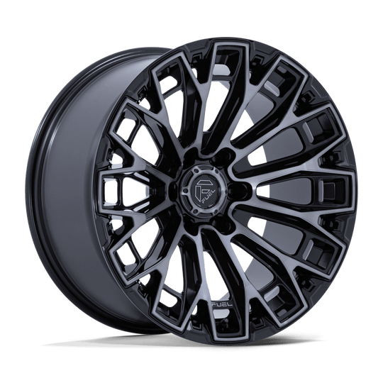 FC882BT18906301 - Fuel Off-Road FC882 Trax 18X9 6X135 ET 1mm Gloss Black Machined Face with Dark Tinted Clear Coat - Fuel Off-Road Wheels Canada