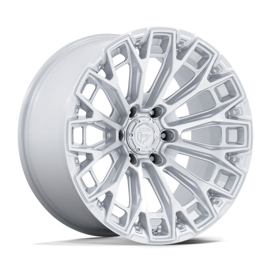 FC882SD18906801 - Fuel Off-Road FC882 Trax 18X9 6X139.7 ET 1mm Gloss Silver with Machined Face - Fuel Off-Road Wheels Canada
