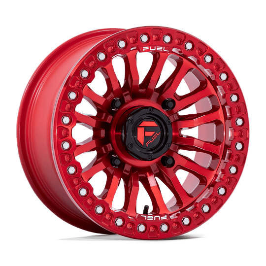 FV125QX15704010 - Fuel Off-Road FV125 Rincon Beadlock 15X7 4X110 10mm Candy Red - Fuel Off-Road Wheels Canada