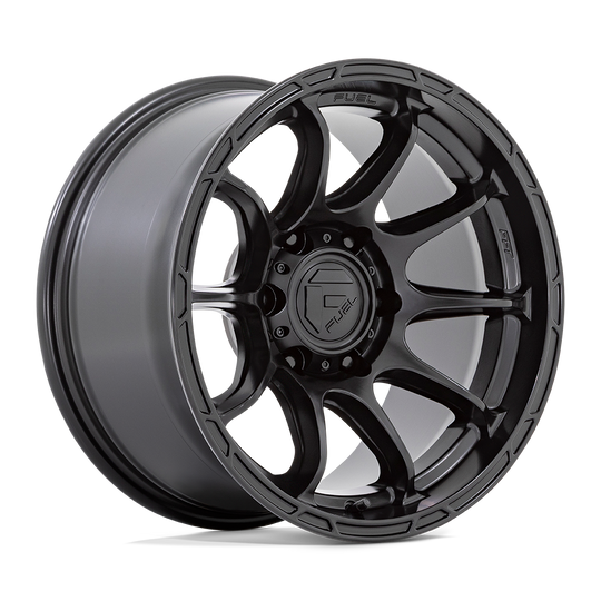 D79117908450E - Fuel Off-Road D791 Variant 17X9 6X139.7 ET 1mm Matte Black - Fuel Off-Road Wheels Canada