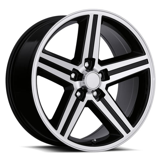 11090153407 - Factory Reproductions FR 11 20X9 5X120.65 15mm Gloss Black Machined Face - Factory Reproductions Wheels Canada