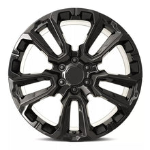 Load image into Gallery viewer, 201290286502 - Factory Reproductions FR 201 22X9 6X139.7 28mm Gloss Black - Factory Reproductions Wheels Canada