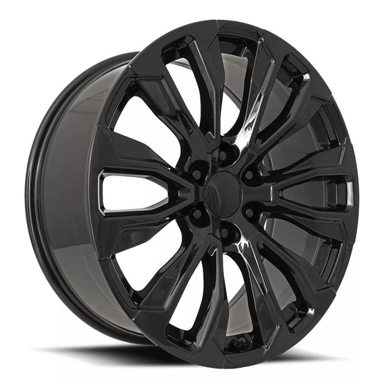 203290286502 - Factory Reproductions FR 203 22X9 6X139.7 28mm Gloss Black - Factory Reproductions Wheels Canada
