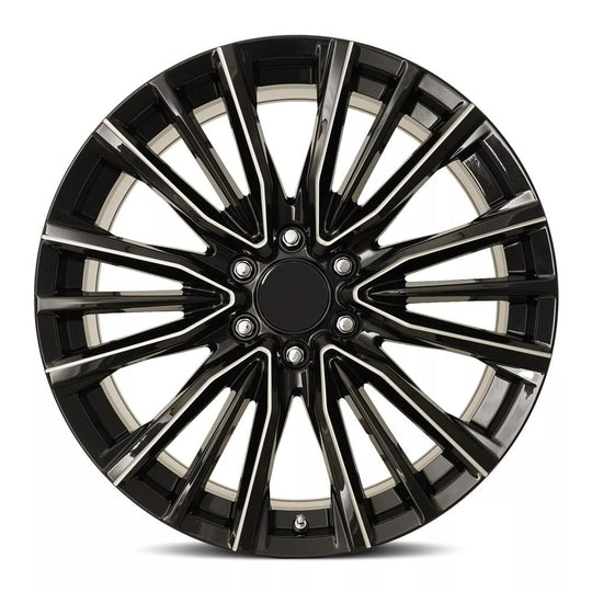 205610286513 - Factory Reproductions FR 205 26X10 6X139.7 31mm Gloss Black Balled Milled - Factory Reproductions Wheels Canada